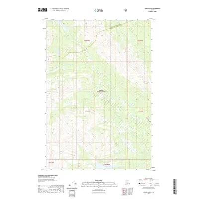 2021 Map of Juneau A-2 SE, 2021 Print