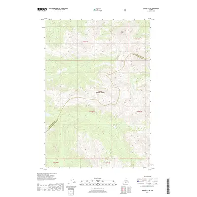2017 Map of Juneau A-2 SW, 2017 Print