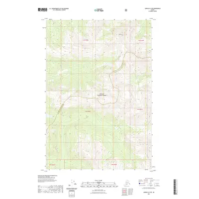 2021 Map of Juneau A-2 SW, 2021 Print