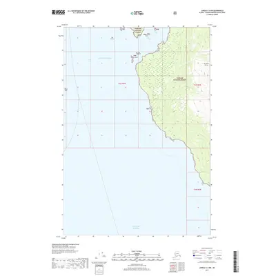 2017 Map of Juneau A-3 NW, 2017 Print