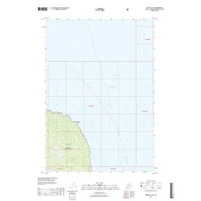 2017 Map of Juneau A-3 SW, 2017 Print