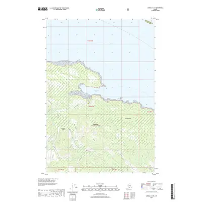 2017 Map of Juneau A-4 SE, 2017 Print