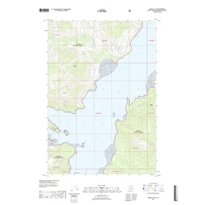 2017 Map of Juneau A-5 SW, 2017 Print
