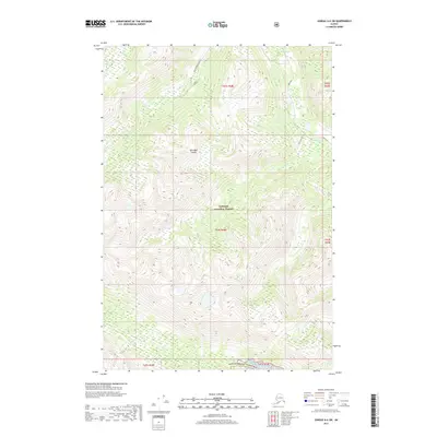 2017 Map of Juneau A-6 SW, 2017 Print