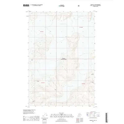 2017 Map of Juneau B-1 NW, 2017 Print