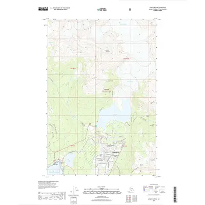 2017 Map of Juneau B-2 NW, 2017 Print