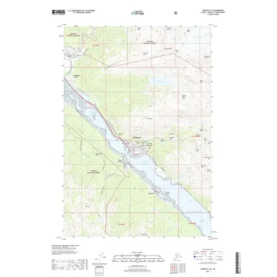 2017 Map of Juneau B-2 SE, 2017 Print