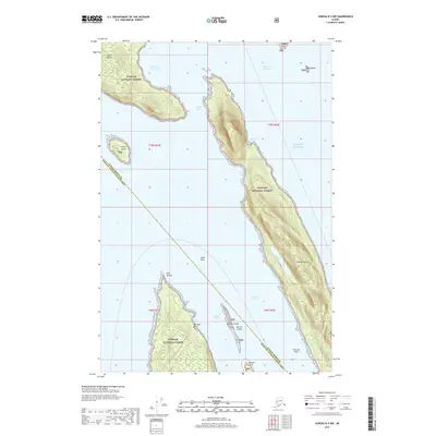 2017 Map of Juneau B-3 NW, 2017 Print