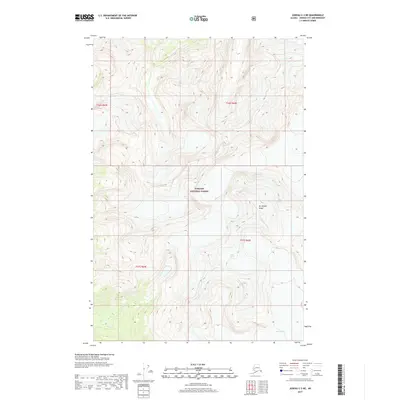 2017 Map of Juneau C-3 NE, 2017 Print