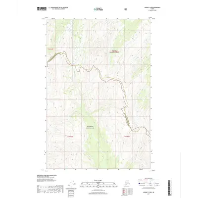 2017 Map of Juneau C-5 NW, 2017 Print