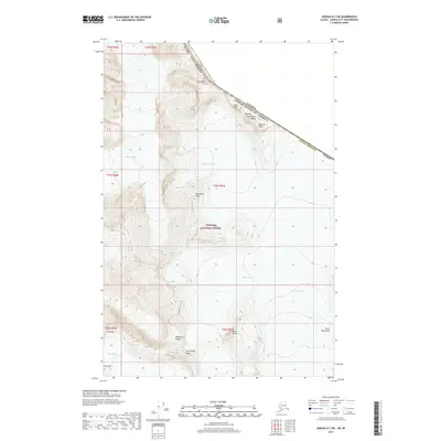 2017 Map of Juneau D-1 SW, 2017 Print