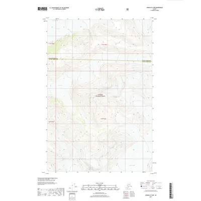 2017 Map of Juneau D-2 NW, 2017 Print