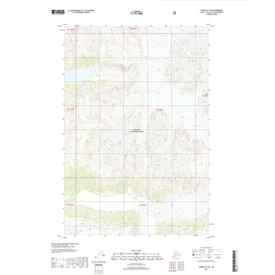 2017 Map of Juneau D-2 SW, 2017 Print
