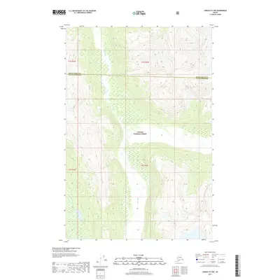 2017 Map of Juneau D-3 NW, 2017 Print