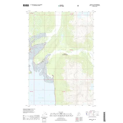 2017 Map of Juneau D-3 SW, 2017 Print