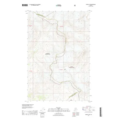 2017 Map of Juneau D-5 NW, 2017 Print