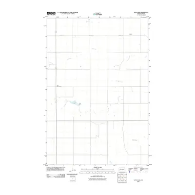2011 Map of Jung Lake, 2011 Print