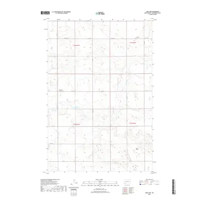 2018 Map of Jung Lake, 2018 Print