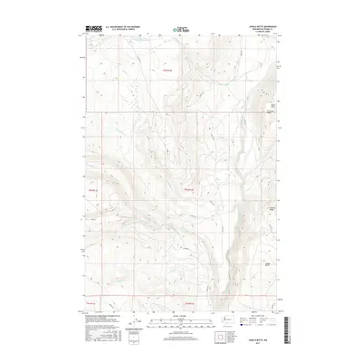 2017 Map of Jungle Butte, 2017 Print