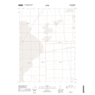 2018 Map of Jungo NE, 2018 Print