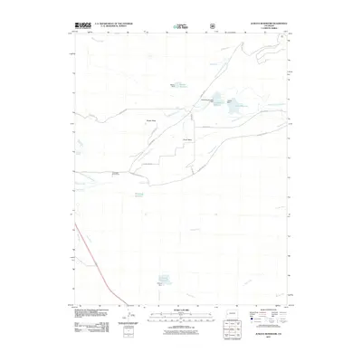 2011 Map of Juniata Reservoir, 2011 Print