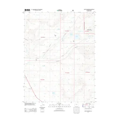 2013 Map of Juniata Reservoir, 2013 Print