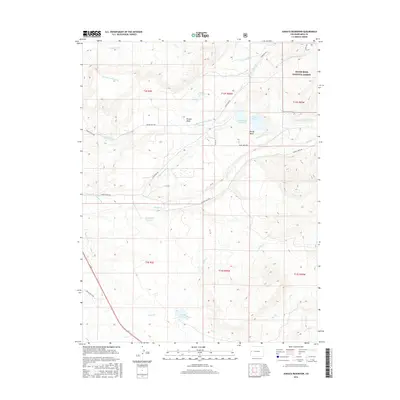 2016 Map of Juniata Reservoir, 2016 Print