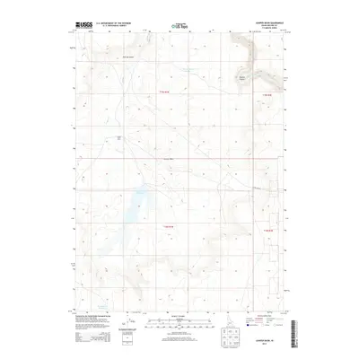 2013 Map of Juniper Basin, 2013 Print
