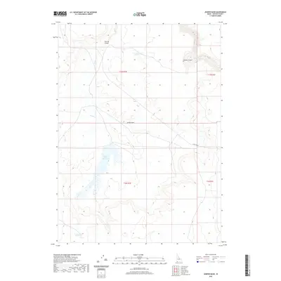 2020 Map of Juniper Basin, 2020 Print