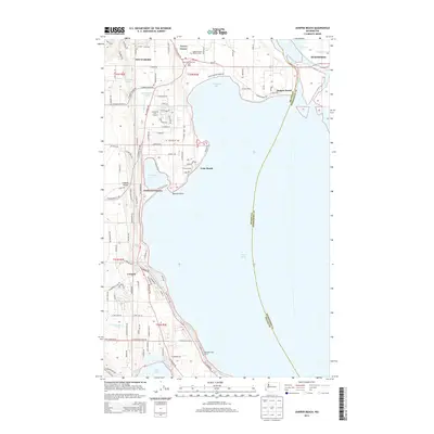 2014 Map of Juniper Beach, 2014 Print