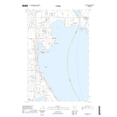 2020 Map of Juniper Beach, 2020 Print