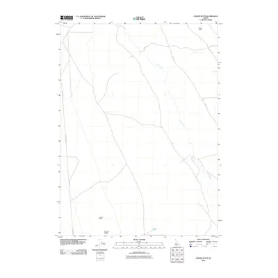 2010 Map of Juniper Butte, 2010 Print