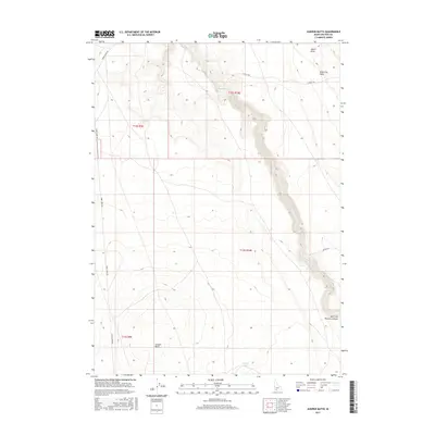 2017 Map of Juniper Butte, 2017 Print