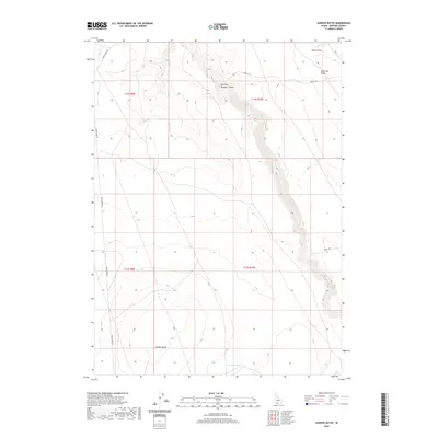 2020 Map of Juniper Butte, 2020 Print
