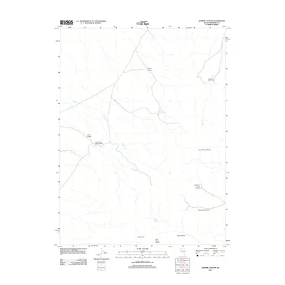 2011 Map of Juniper Canyon, 2011 Print