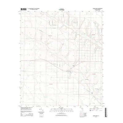 2015 Map of Juniper Creek, 2015 Print