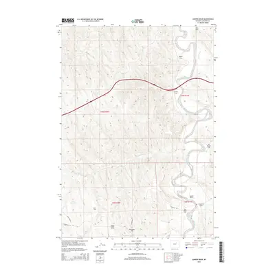 2015 Map of Juniper Draw, 2015 Print
