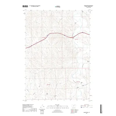 2017 Map of Juniper Draw, 2017 Print
