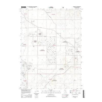 2015 Map of Juniper Flat, 2015 Print