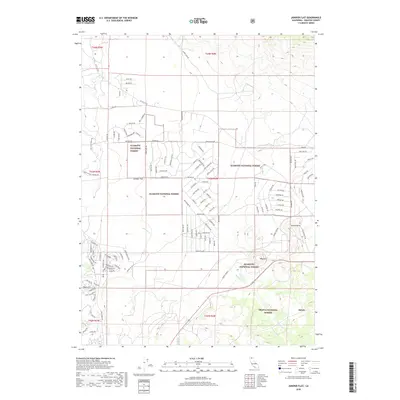 2018 Map of Juniper Flat, 2018 Print