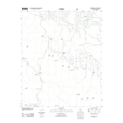 2012 Map of Juniper Hills, 2012 Print