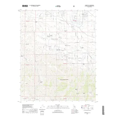2018 Map of Juniper Hills, 2018 Print