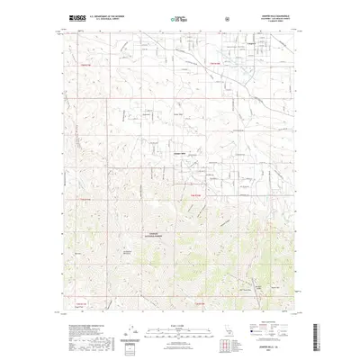 2021 Map of Juniper Hills, 2021 Print