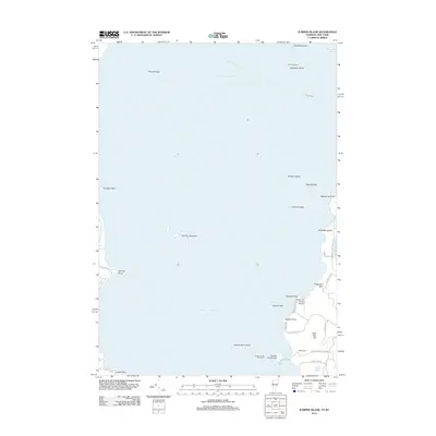 2012 Map of Juniper Island, 2012 Print
