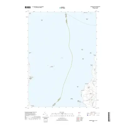 2018 Map of Juniper Island, 2018 Print