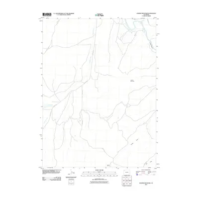 2010 Map of Juniper Mountain, 2010 Print