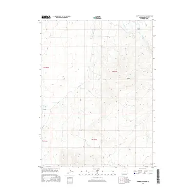 2016 Map of Juniper Mountain, 2016 Print