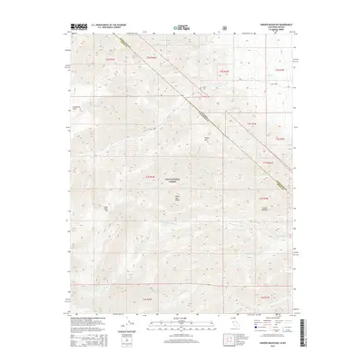 2015 Map of Juniper Mountain, 2015 Print