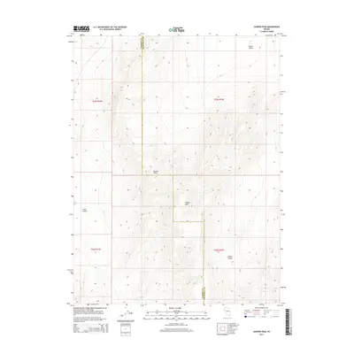 2014 Map of Juniper Peak, 2014 Print