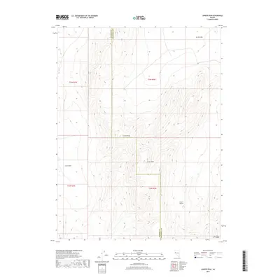 2018 Map of Juniper Peak, 2018 Print